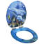 Dolphin Soft Close Elongated Standard Toilet Seat