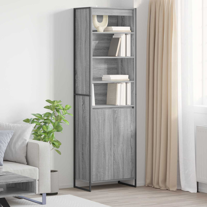 60cm Sideboard, Grey Sonoma