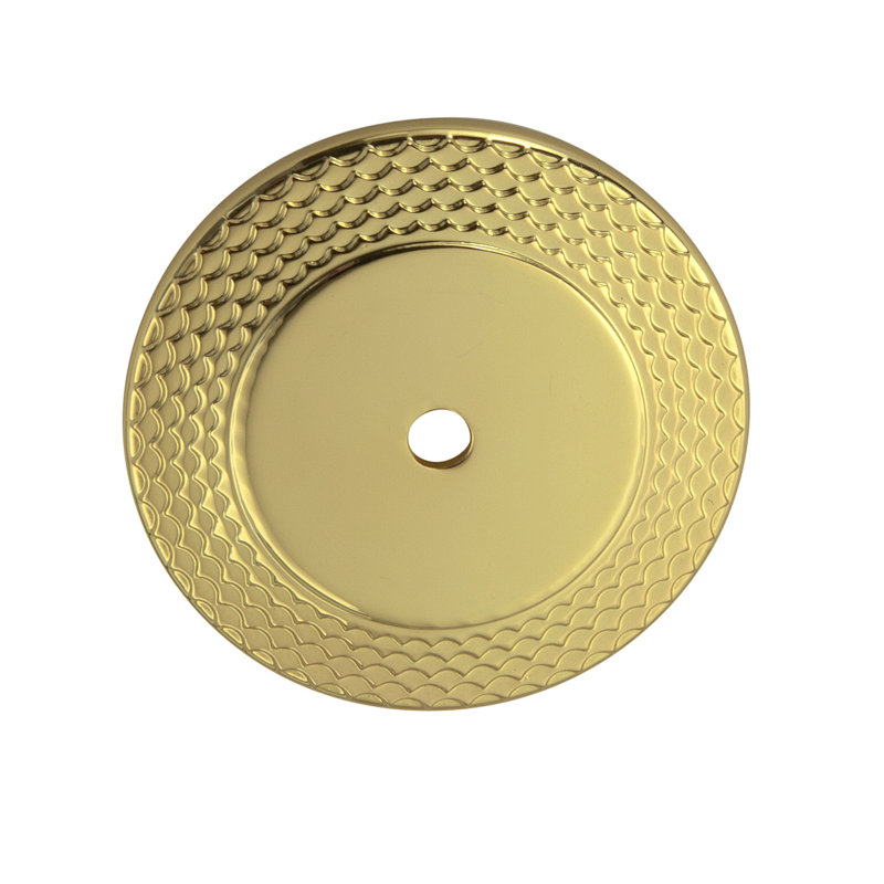 Poignée ronde Paris 1,75 po de diamètre, Or poli