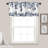 Tanisha Floral Tailored 52'' W Window Valance-1955935249