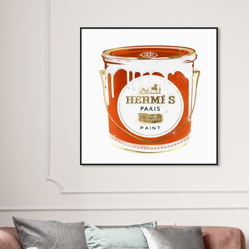 Art mural pour chambre à coucher Fashion and Glam French Luxe, H 16 po x l 16 po, Cadre noir