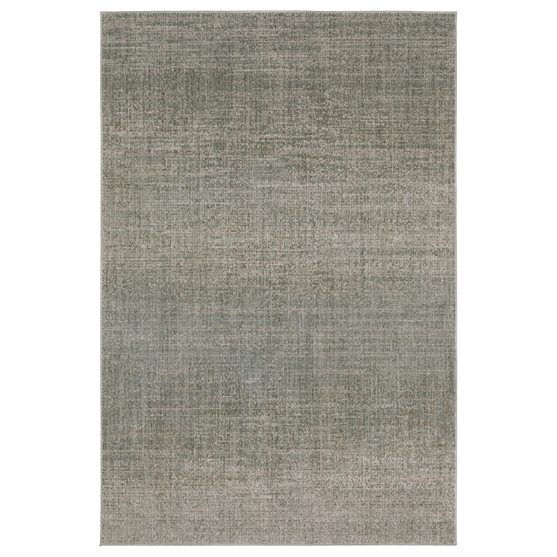 Michels Distressed Abstract Grey/ Blue Area Rug, Rectangle 6'7" x 9'6"