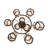 Venturi 9 - Light Dimmable Tiered Chandelier