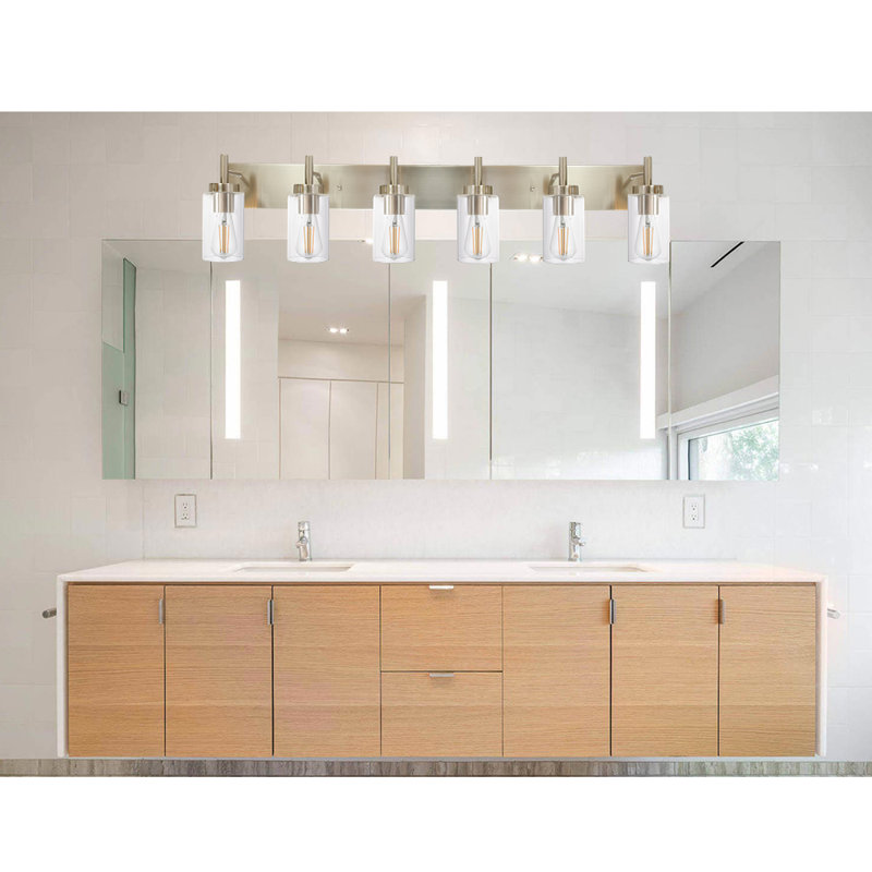Krystian 6 - Light Dimmable Vanity Light, Brushed Nickel
