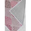 Tapis rose / gris en polyester tissé à la machine Laussat-1561607563