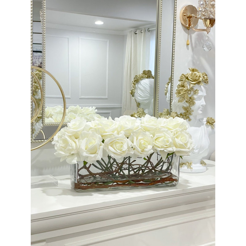 Centre de table Modern Touch, Blanc