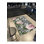 Tapis décoratif à rayures géométriques modernes à motif de roses et de feuilles