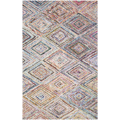 Anaheim Hand Tufted Performance Geometric Rug