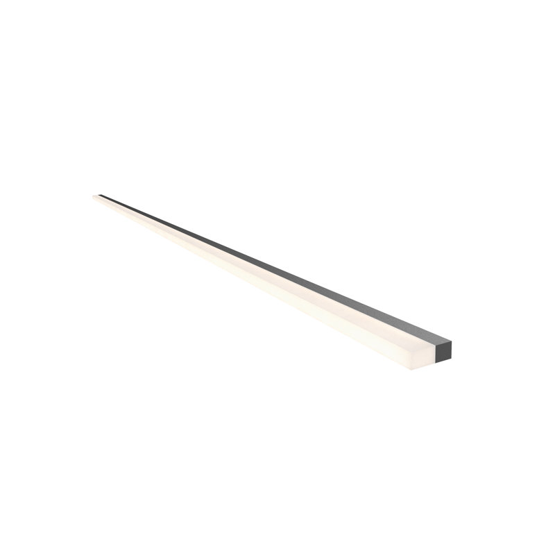 Stiletto Lungo 1 - Light LED Bath Bar, Satin Black