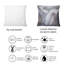 Coussin décoratif en marbre noir et blanc II-1560296707