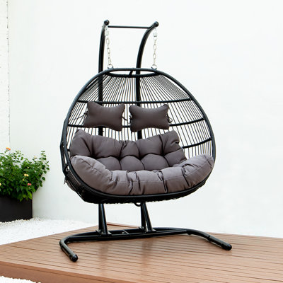 FAUTEUIL DOUBLE PLIABLE PLIABLE AVEC COUSSIN