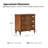Elfine 28'' W Traditional Curves End Table with Charging Station and Solid Wood Legs and Metal Knob-100236607