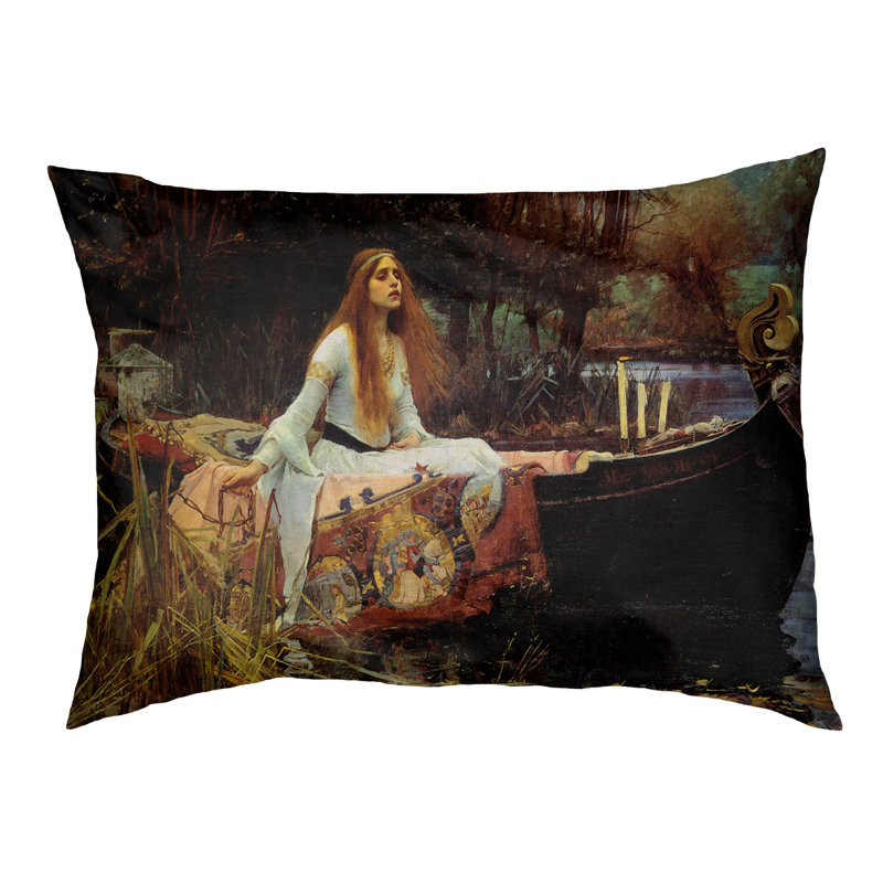 Coussin pour chien lady of shalott Carollo, Grand (l 52 po x P 42 po x H 7,1 po)