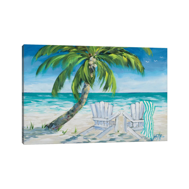 Ocean Breeze II by Julie Derice - Wrapped Canvas Painting, 45.72cm H x 66.04cm W x 1.905cm D