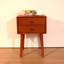 Table de chevet avec 2 tiroirs, petite table d'appoint avec rangement-1206224868