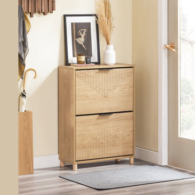 8 Pair Flip Down Shoe Storage