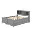 Lit plateforme avec tête de lit, USB, lit gigogne et tiroirs-87402986-87402984