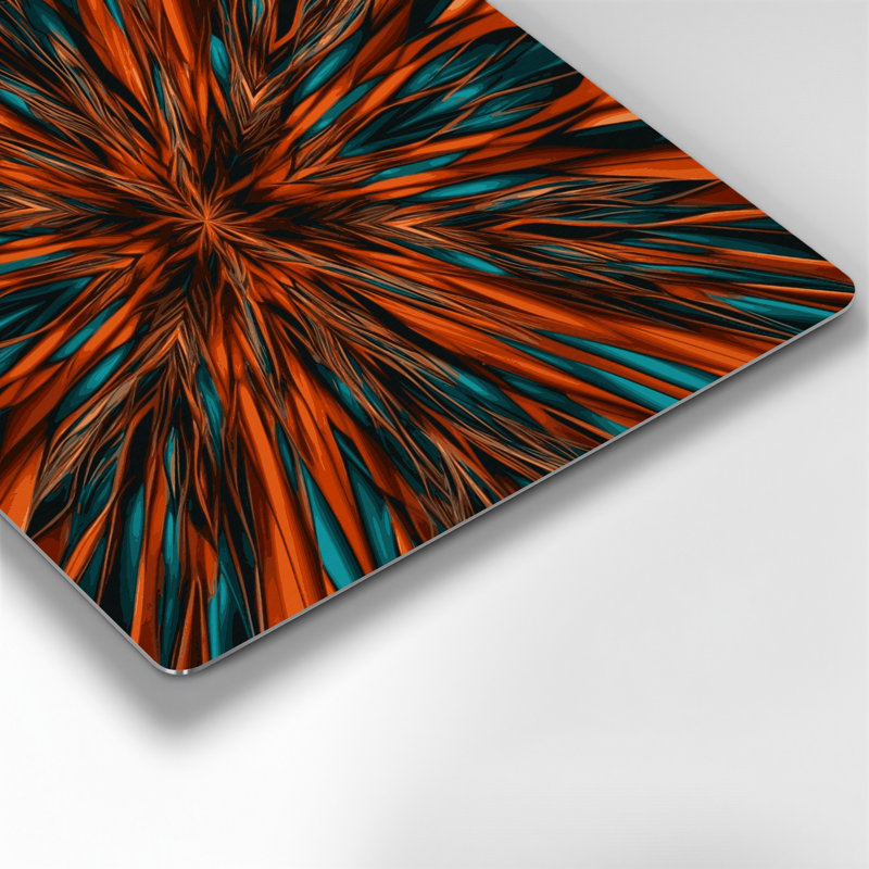 Art mural noir Op Art 66, H 192 po x l 192 po x P 0,05 po