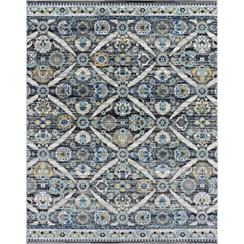Moises Indoor Rug, Rectangle 5'3" x 7'3"