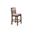 2 - Person Solid Wood Counter Table Set, Cherry Brown