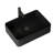 Black Rectangular Vessel Sink, 20" x 14" Ceramic Above Counter Bathroom Sink