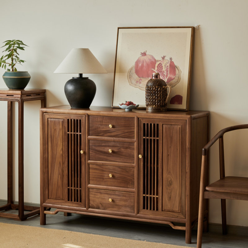 Retro Four-Drawer Sideboard