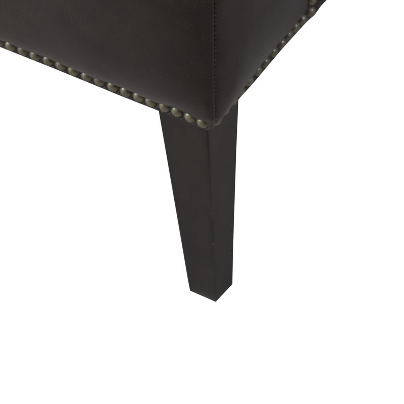 Fauteuil d'appoint en cuir Garrison - brun