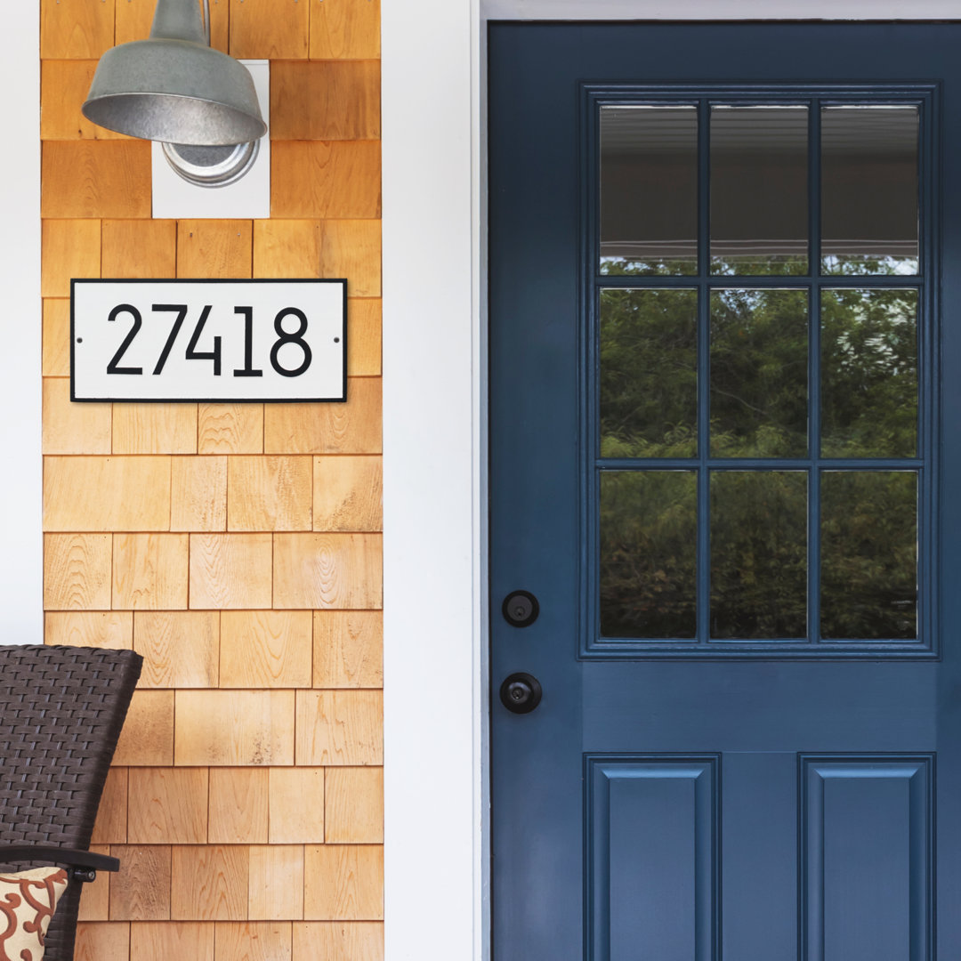 Woodland 2-Line Wall Address Plaque Whitehall Products 