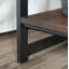 Side Table/Night Stand, Brown finish