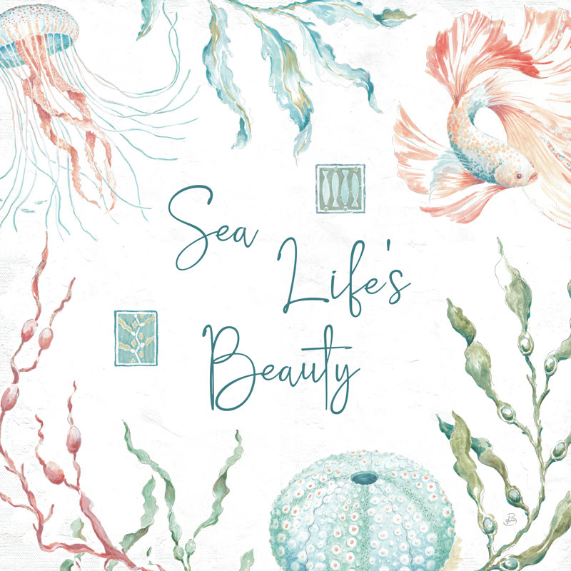 Delicate Sea XII - Wrapped Canvas Print, 91cm H x 91cm W