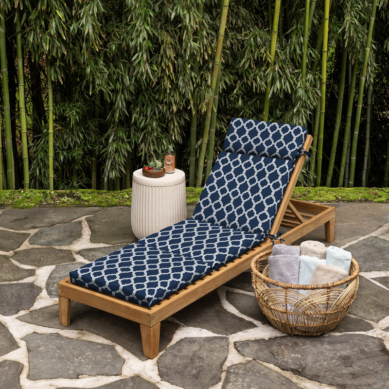 Coussin de siège / dossier d'extérieur 1 pièce ARDEN, Polyester bleu clair / mélange de polyester
