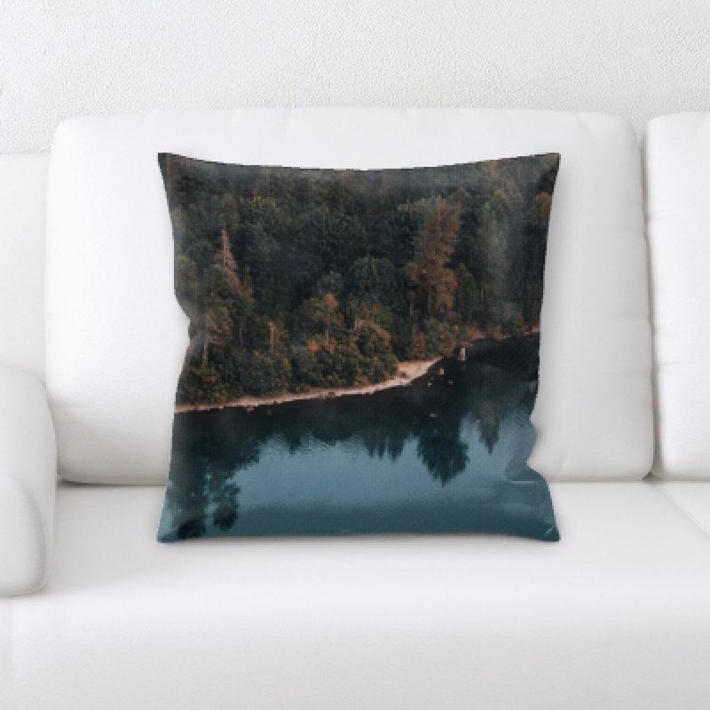 Microsuede Throw Pillow