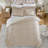 Swift Home Ultra-Plush 3-Piece Reversible Micro-Mink & Sherpa Comforter Set, Soft Warm Lightweight Bedding with Matching Pillow Shams, Full, Camel-192596863-192596859