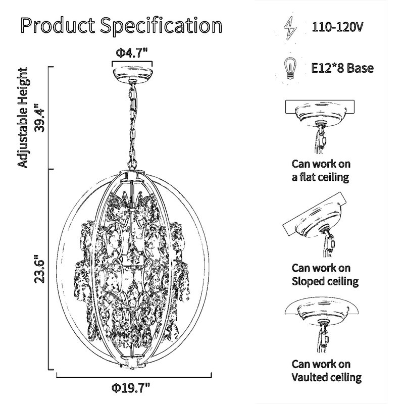 8 - Light Chandelier