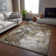 Premium Machine Washable Cerrito AMF518 Brown Rug
