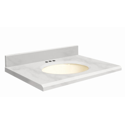 Dessus de salle de bain simple 31 po meuble-lavabo