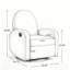 Fauteuil inclinable et pivotant 360, beige-2132536274