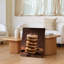 Toile, arrangement visuellement saisissant de trois couches de macarons avec art mural-83413462