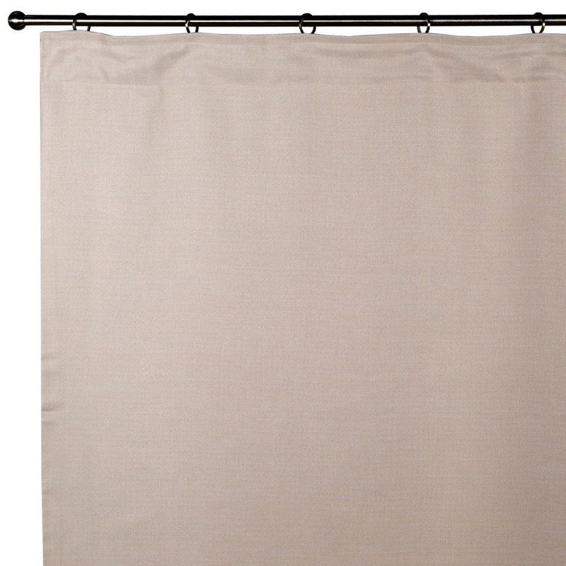 Lina Blackout Single Curtain Panel, 200 W x 280 D cm, Light Beige