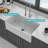 33" White Porcelain Apron - Front Reversible Sink, 33 X 18 10 Inches, Drain And Accessories Inch Single Bowl Kitchen Ceramic, Dish Grid
