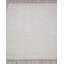 Brunello Modern Handmade Silky Nylon White Area Rug-669387740