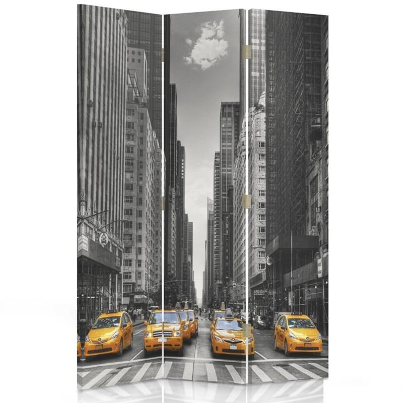 Abbiegail Solid Wood Folding Room Divider, 110cm H x 150cm W x 2.2cm D, 3