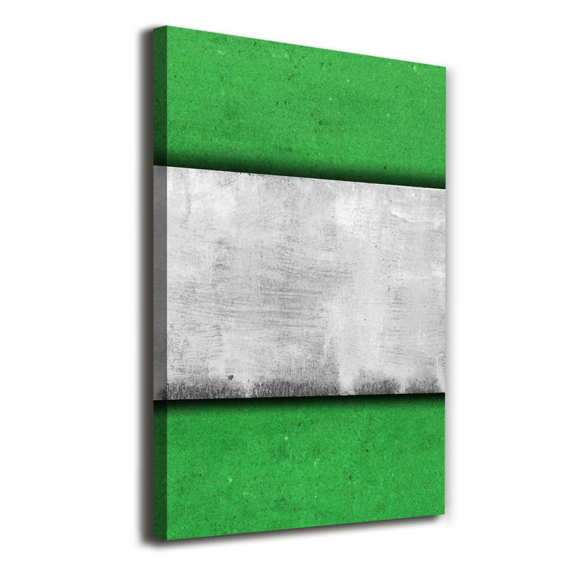 Green Wall - Wrapped Canvas Print