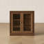 Vitrine basse, noyer-1068380553