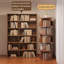 Bibliothèque 61 "H 61,81" x l 18,11 "rotative à 5 niveaux, rotation à 360 ° avec roues et tiroir-880084968-880084884