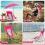 Beach Umbrella Chair Adults Foldable Low Seat Camping Chair-Blue-1568240074