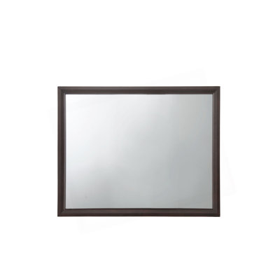Exquisite Madison Mirror In Espresso, Durable And Stylish For Home Enhancement And Visual Expansion
