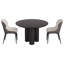 Ensemble de table de salle à manger moderne 46,06 "avec 2 chaises pour la cuisine, le bar, le salon et le petit espace-1950175061-1950175091