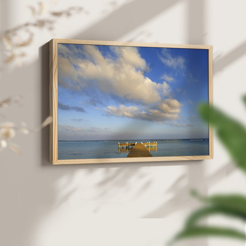 Little Cayman Island -Framed Print - Restickable, Naturel, H 22 po x l 28 po