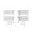 Rev-A-Shelf Cabinet Door Mount Hardware Extender Kit for Trash Can